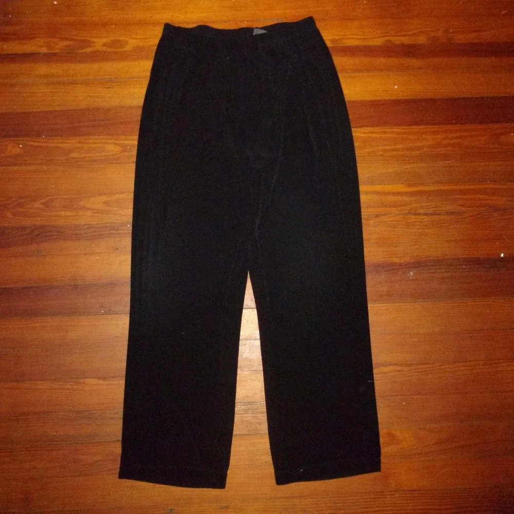 Chico's Slinky Black Travelers Pants - Picture 1 of 2